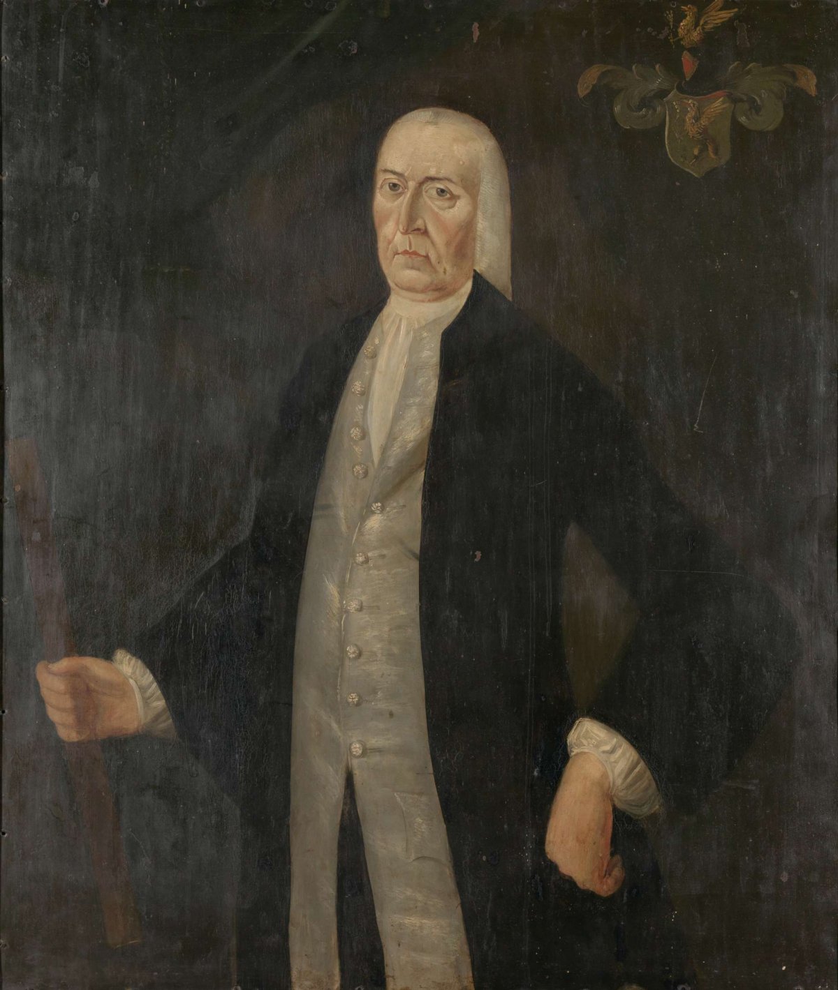 Portrait of Jeremias van Riemsdijk, Governor-General of the Dutch East India Company, Franciscus Josephus Fricot, 1775 - 1777