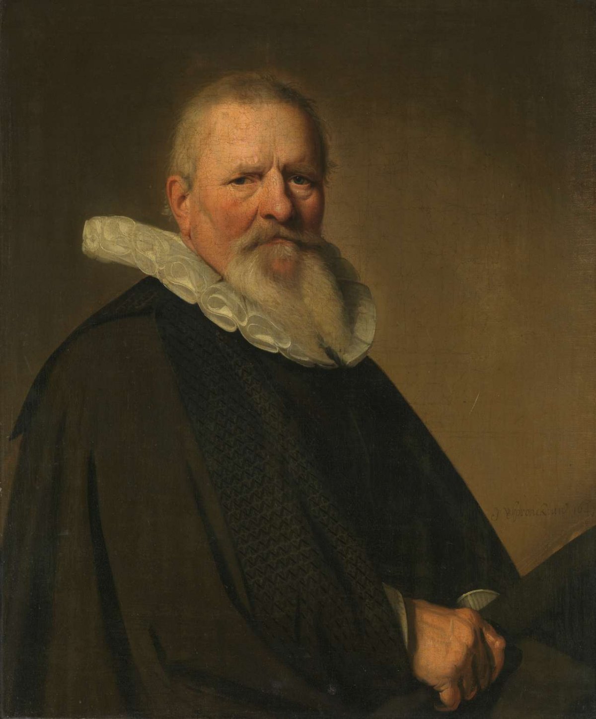 Pieter Jacobsz Schout (1570-1645), Burgomaster of Haarlem, Johannes Cornelisz. Verspronck, 1641