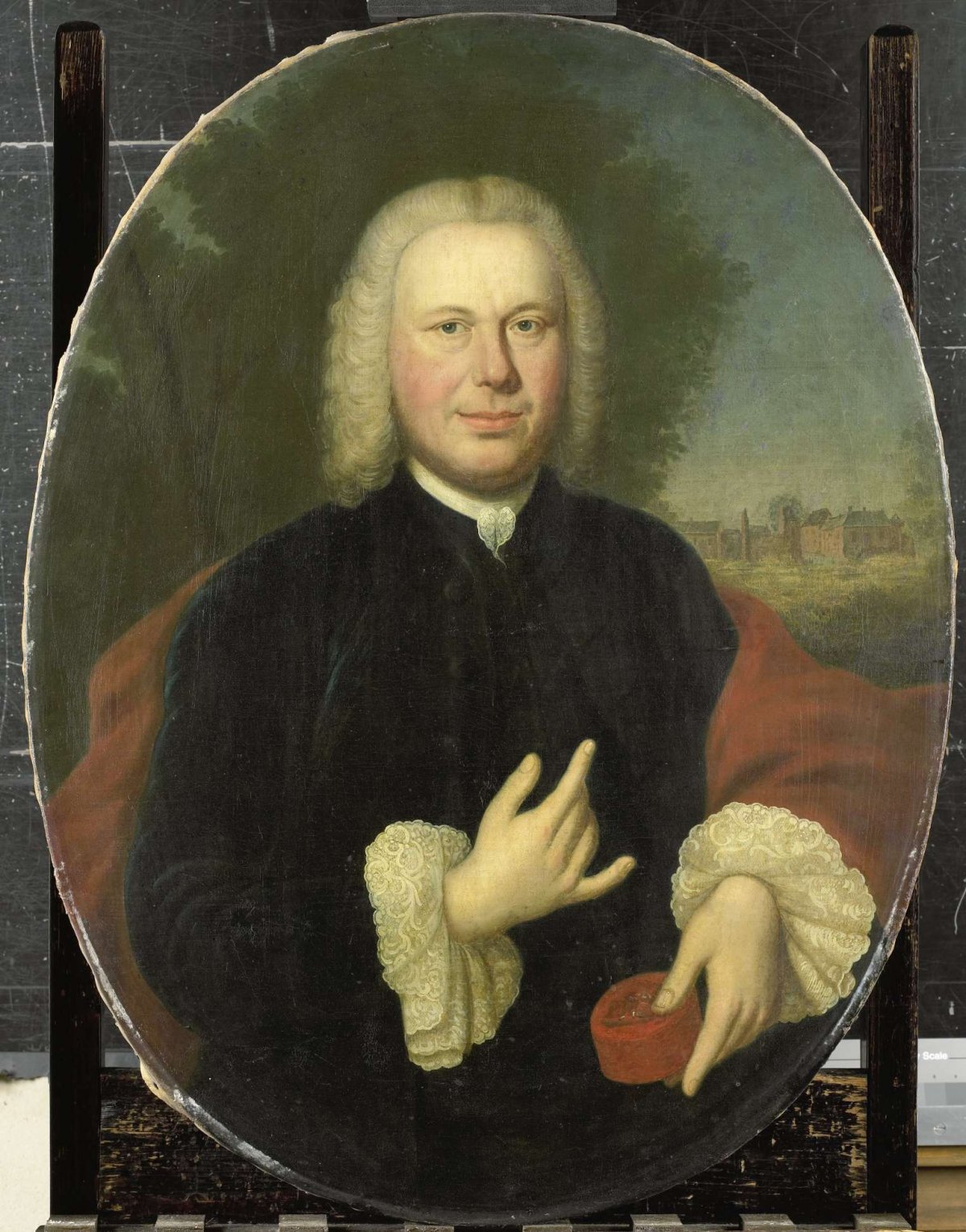 Diederik van Bleyswijk (1711-63), Baron of Eethen and Meeuwen, Lord of Babiloniënbroek, Burgomaster of Gorkum, Conrad Kuster, 1761