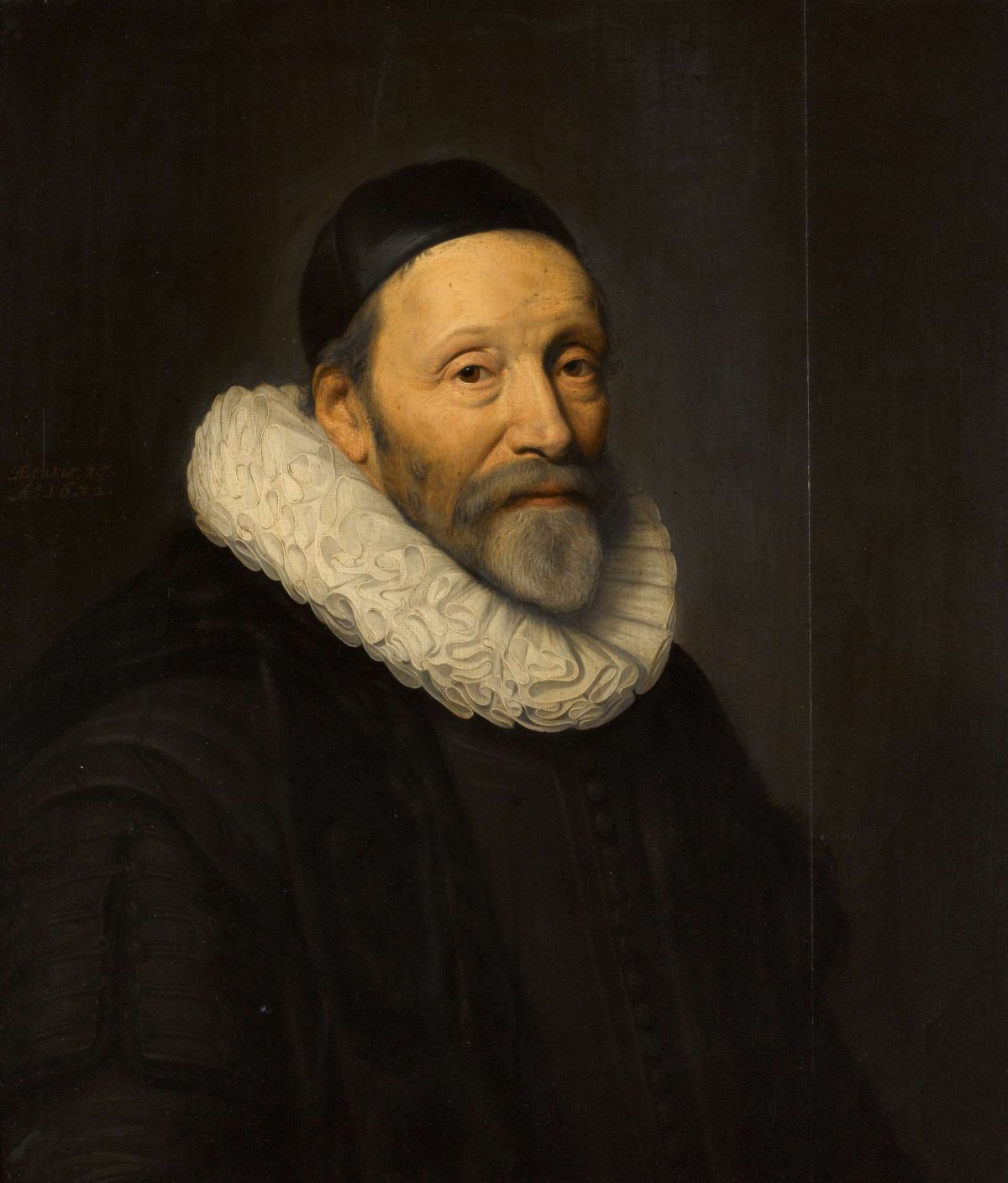 Portrait of Johannes Wtenbogaert (1557-1644), Michiel Jansz van Mierevelt, 1632