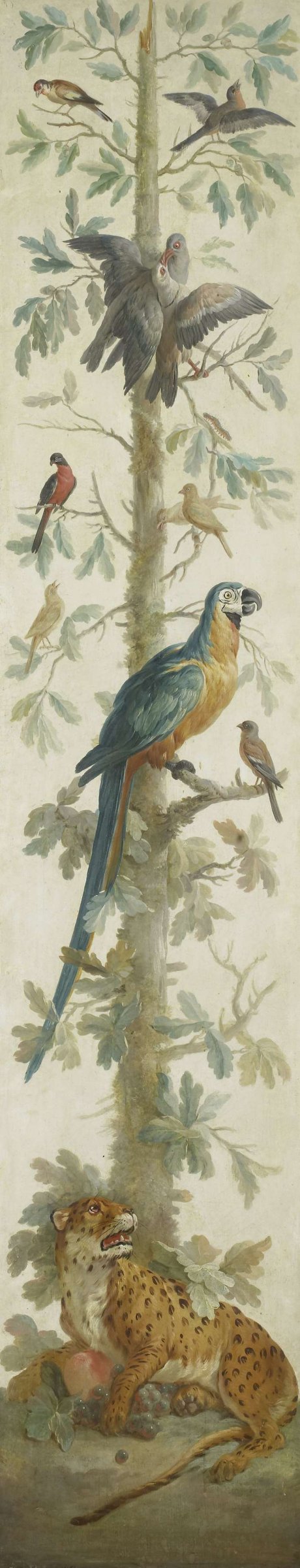 Decorative Depiction with Plants and Animals, anonymous, 1760 - 1799