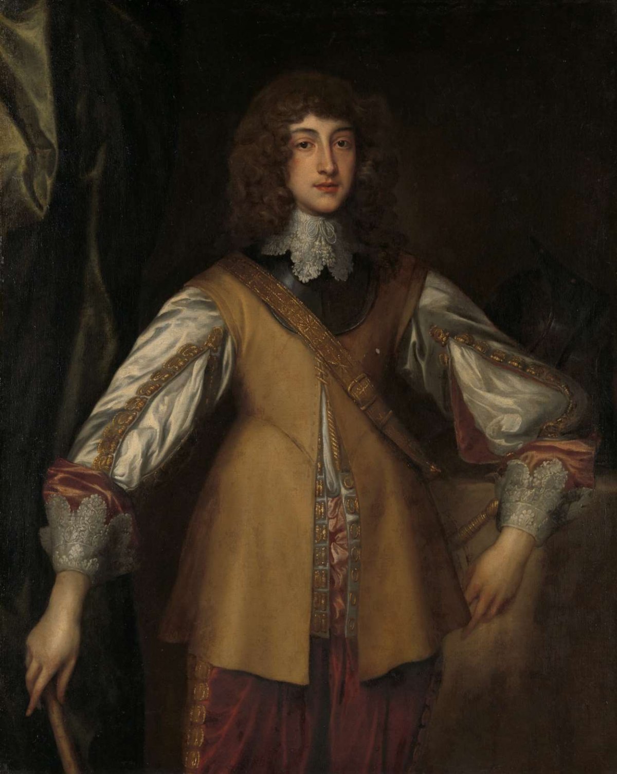 Portrait of Rupert (1619-1682), Prince-Palatine of the Rhine, in Combat Dress, Anthony van Dyck, after c. 1645
