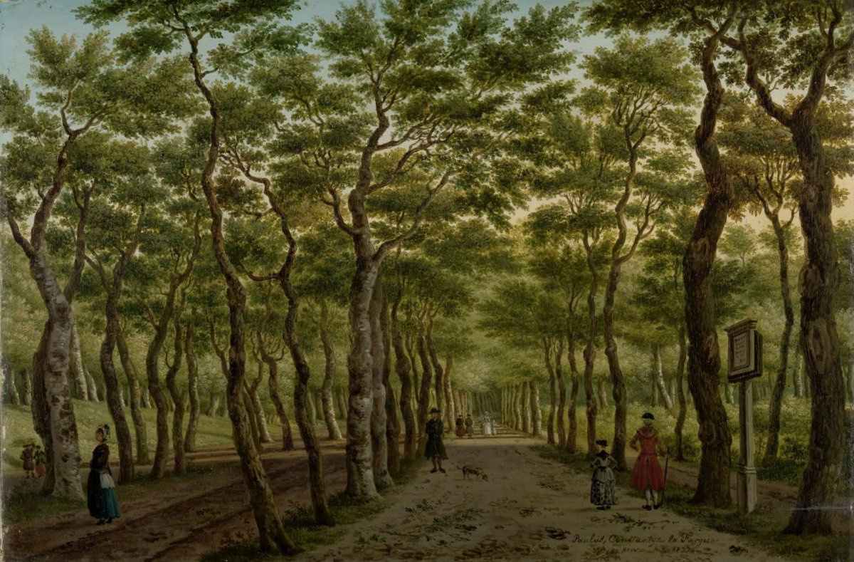 The Herepad in the Haagse Bos, Paulus Constantijn la Fargue, 1778