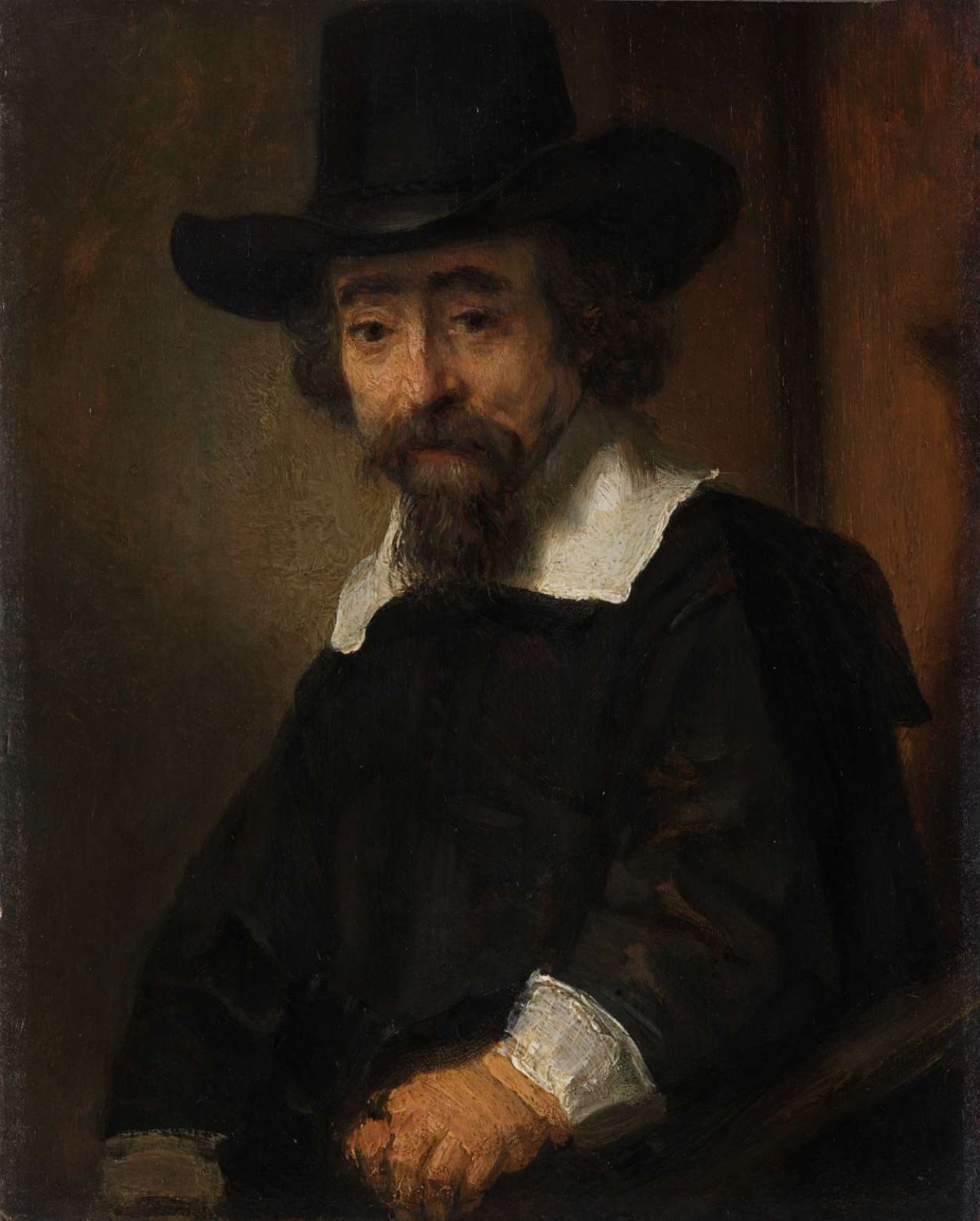 Portrait of Ephraim Bueno, Rembrandt van Rijn, 1645 - 1647