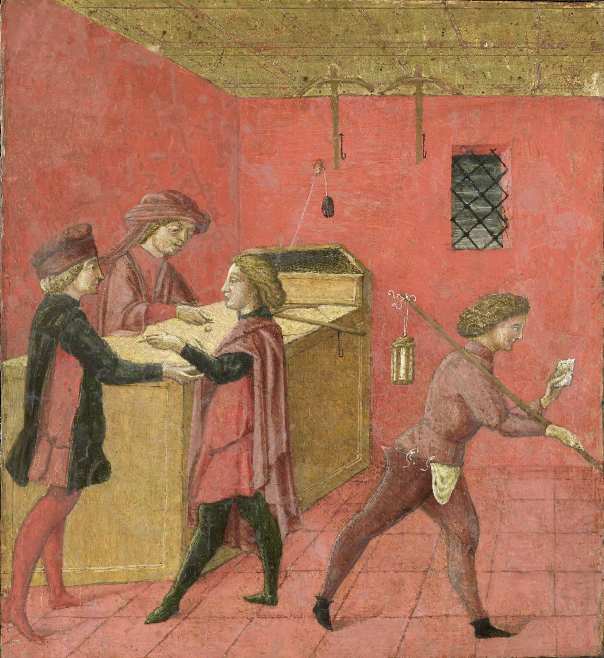 Payment of Salaries to the Night Watchmen in the Camera del Comune of Siena, anonymous, 1440 - 1460