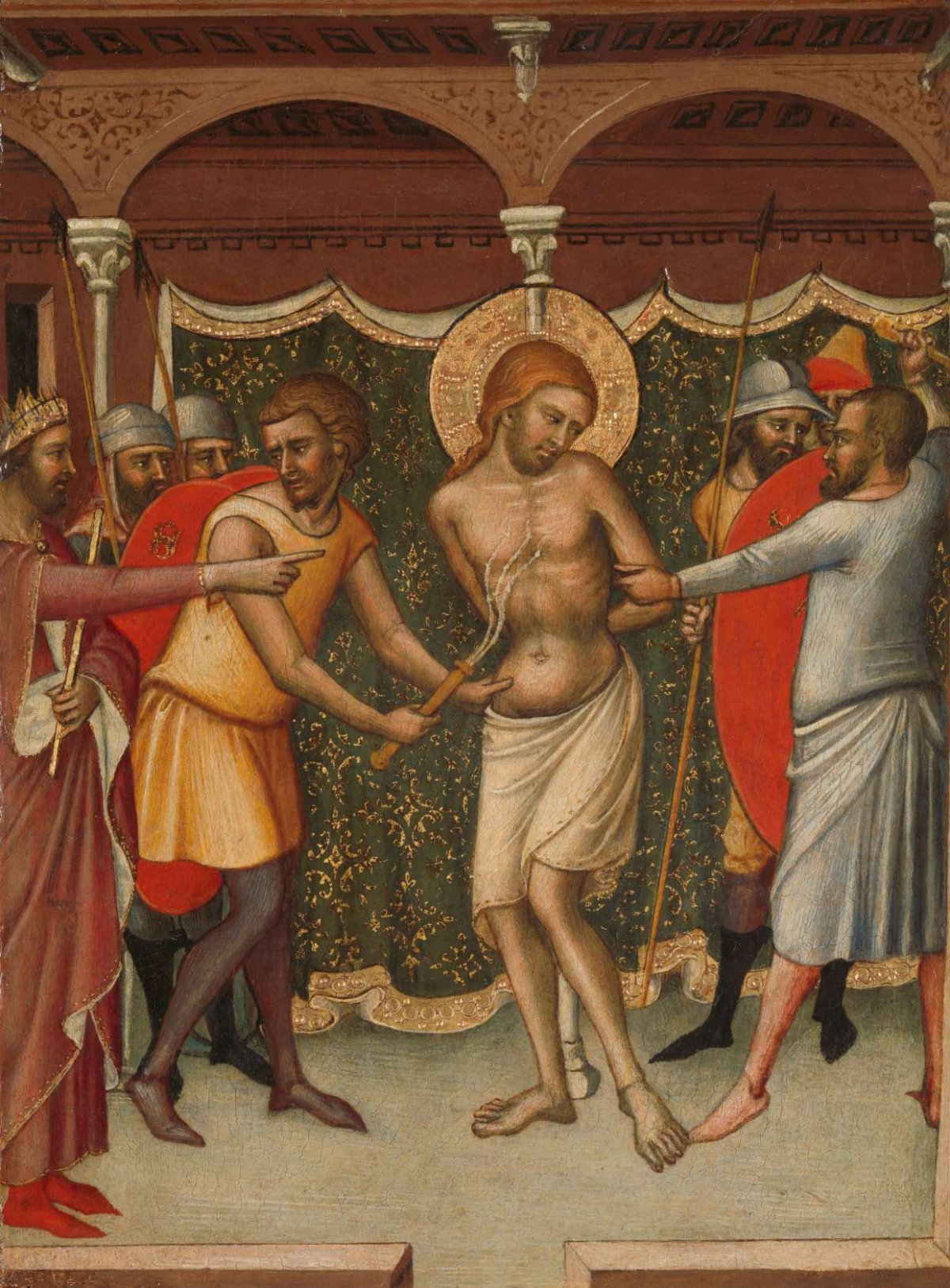 The Flagellation, Luca di Tommè, c. 1365