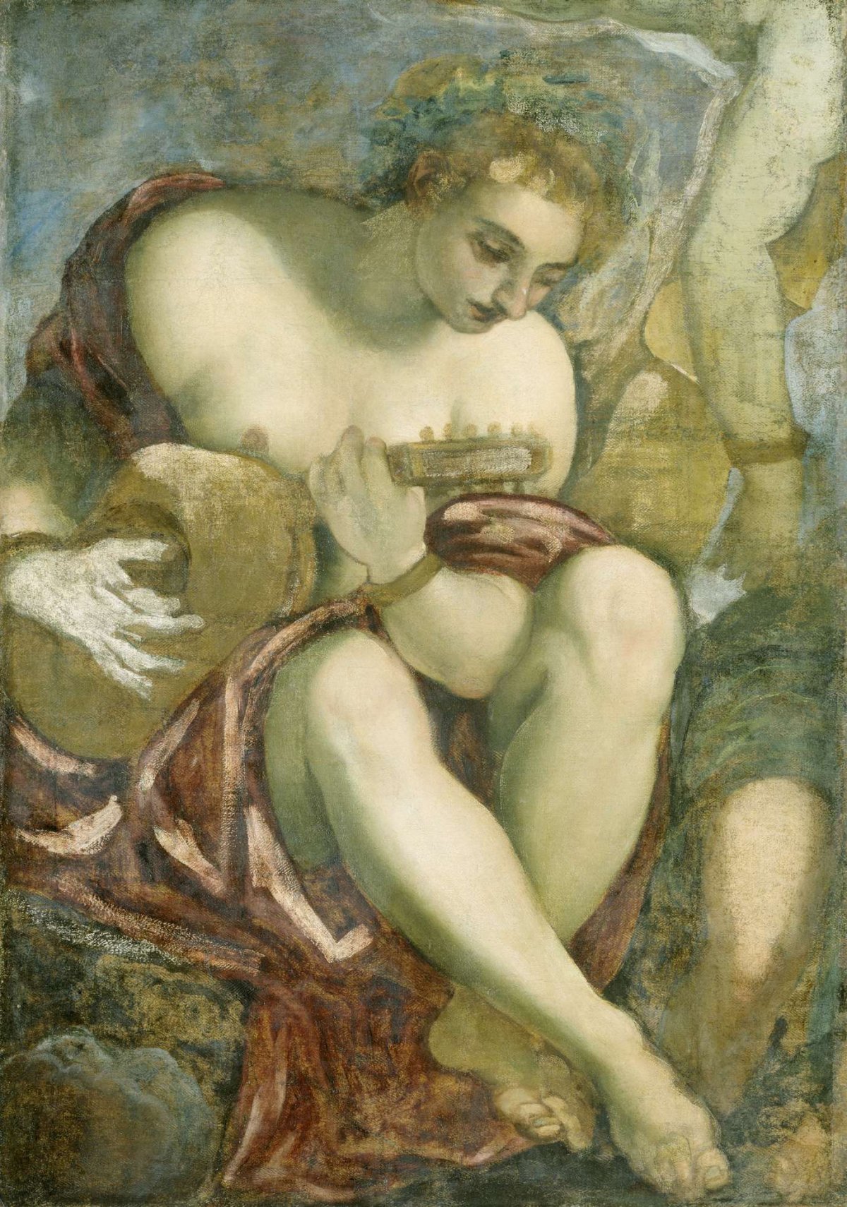 Muse with Lute, Jacopo Tintoretto, 1528 - 1594