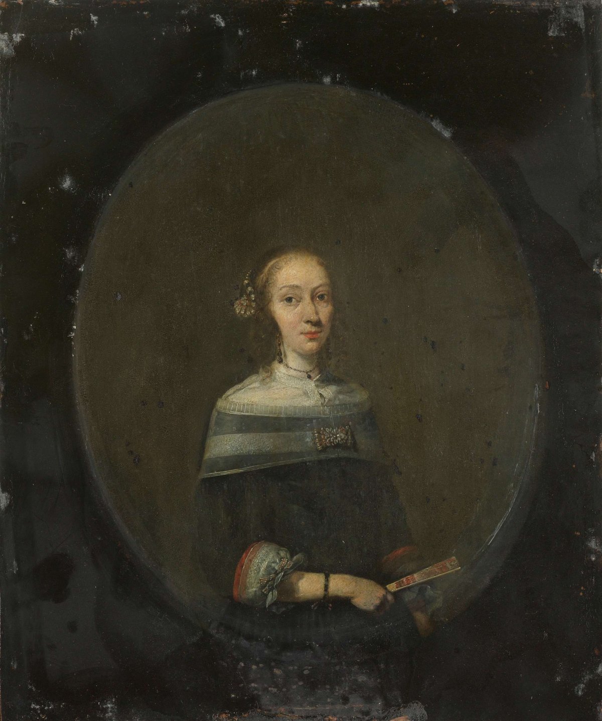Portrait of a Woman, Gerard ter Borch (II), 1640 - 1681