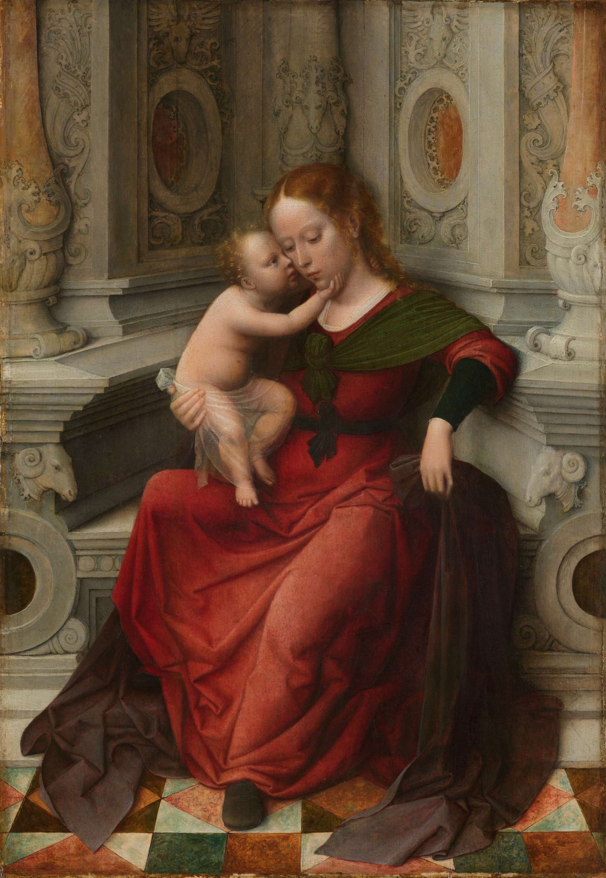 Virgin and Child, Adriaen Isenbrant, c. 1530 - c. 1540