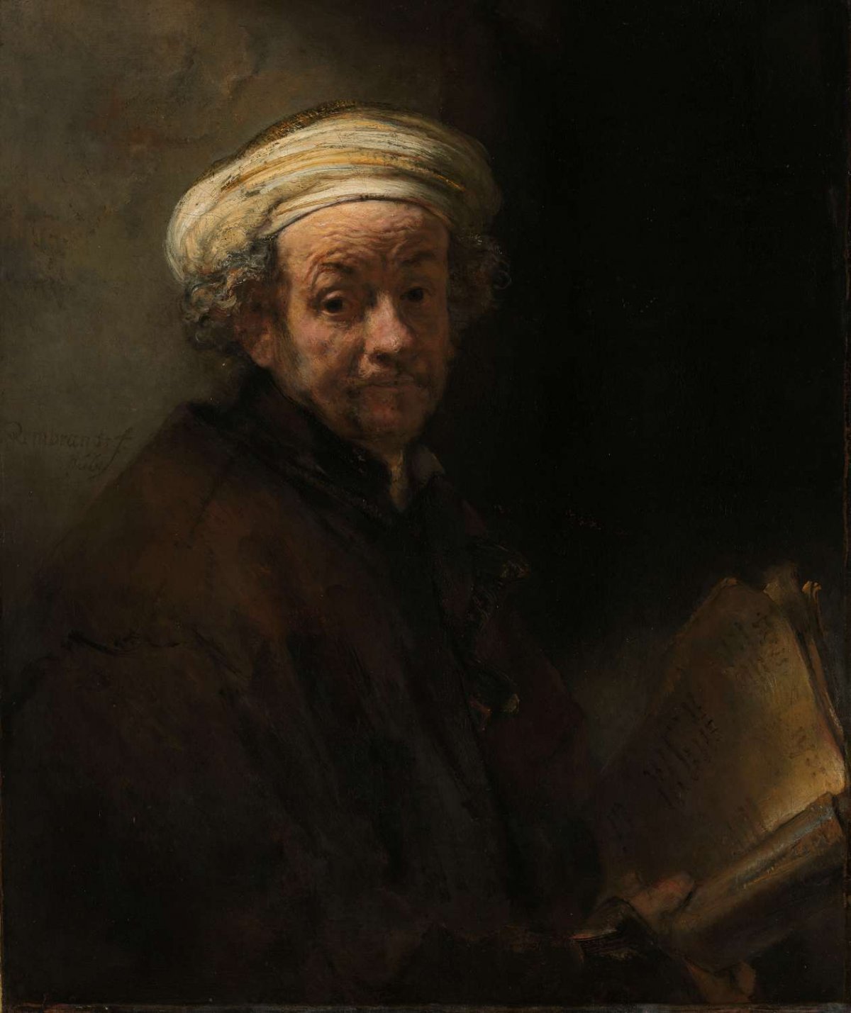 Self-portrait as the Apostle Paul, Rembrandt van Rijn, 1661