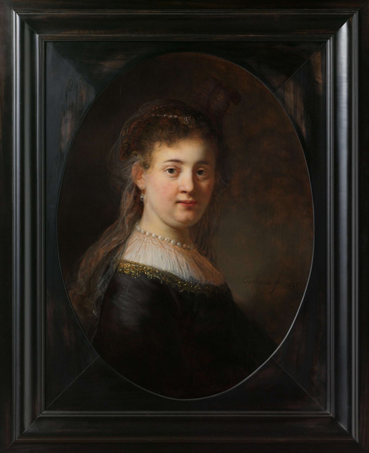 Young Woman in Fantasy Costume, Rembrandt van Rijn, 1633