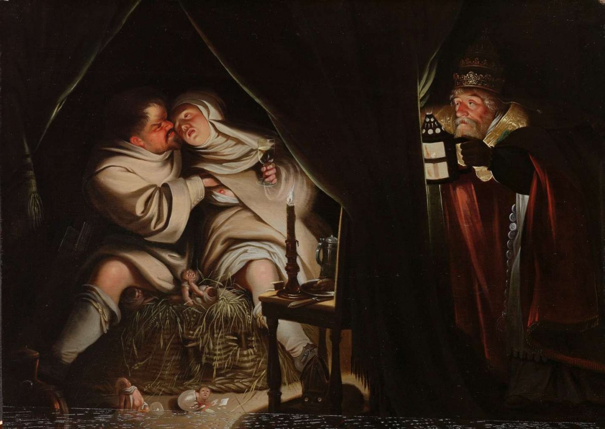 Satire on Celibacy, anonymous, c. 1600 - c. 1649