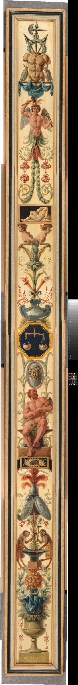 September, with the Sign of Libra, Jan Kamphuijsen, 1790 - 1791