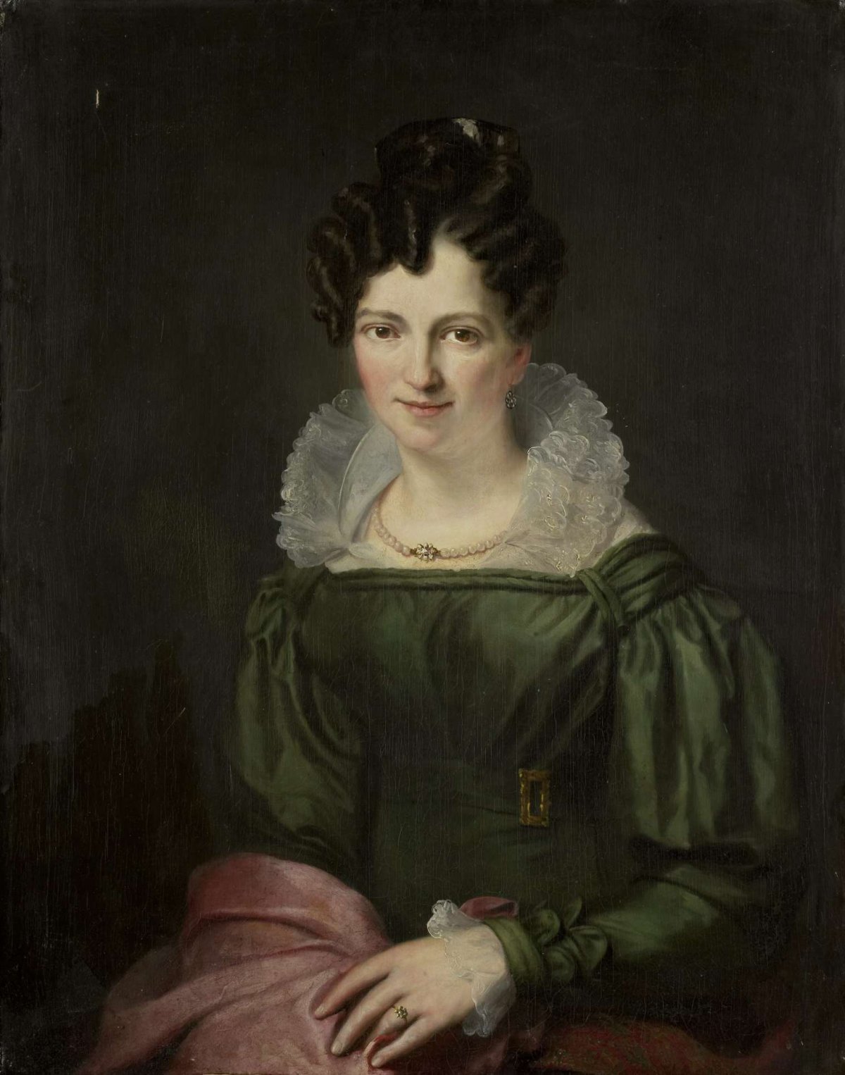 Portrait of Maria Christina Nijssen, Wife of Anthonie van der Hout, Christiaan Julius Lodewijk Portman, 1826