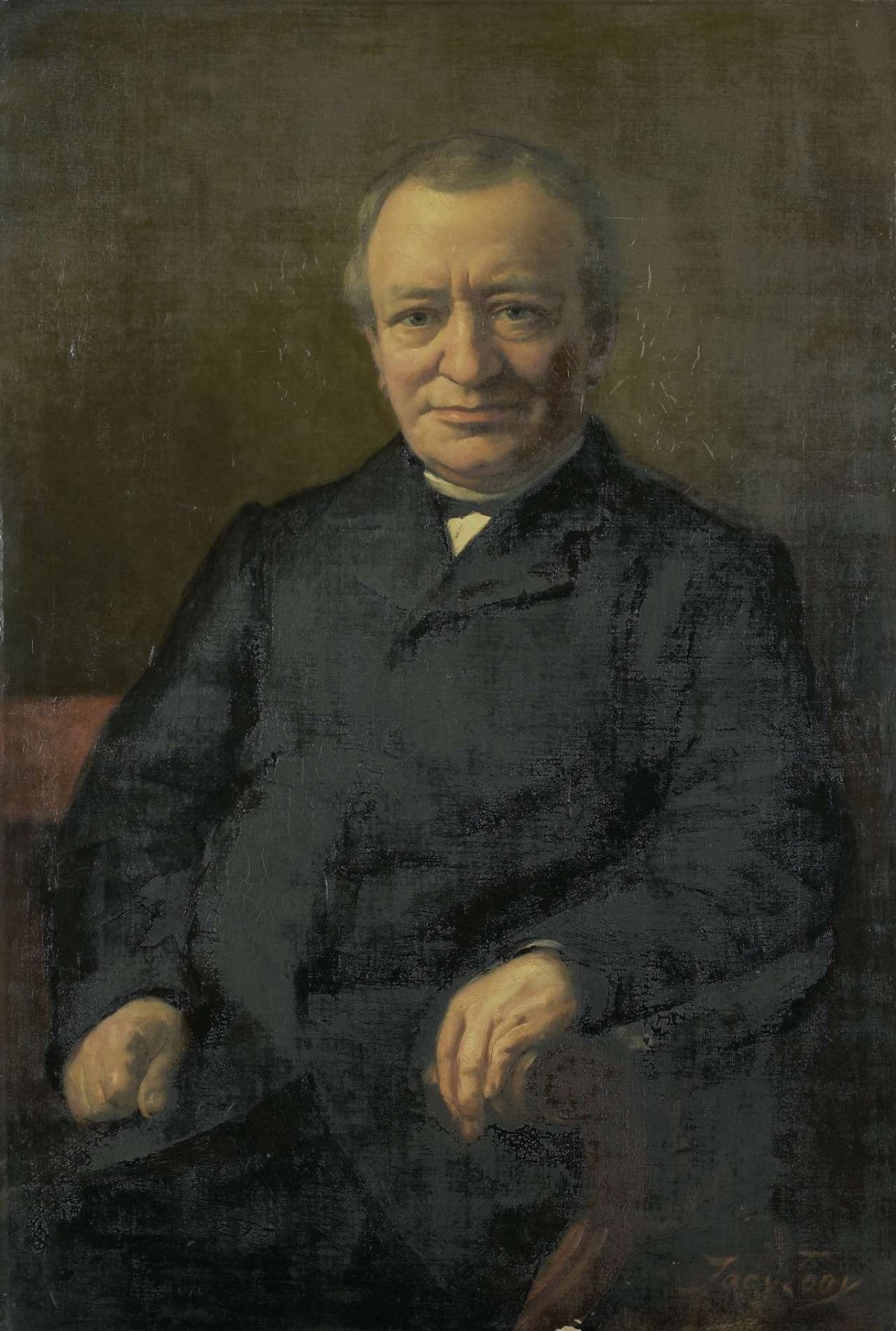 Anthonie Gerardus van der Hout (1820-92), Jac van Looij, 1880 - 1892