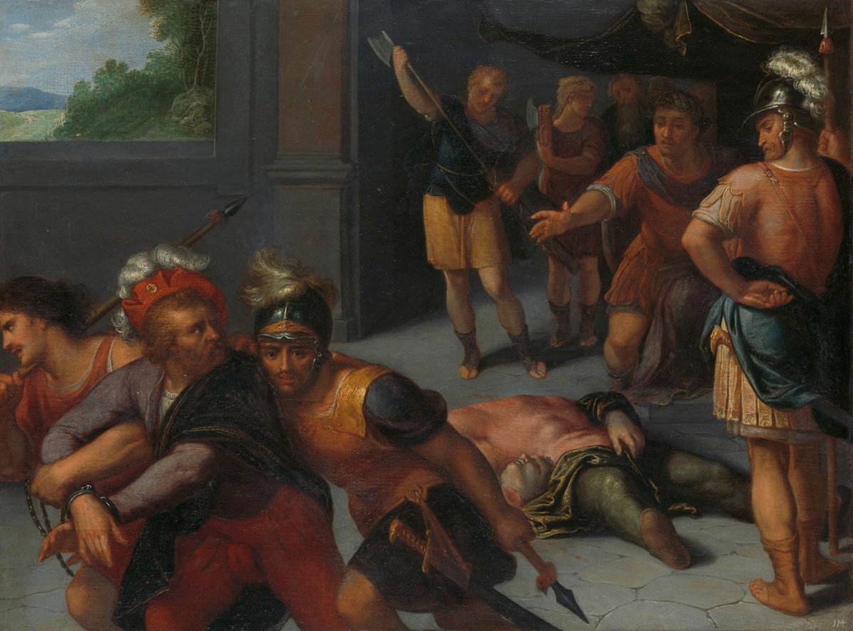 The Beheading of Claudius Paulus and the Capture of Julius Civilis, Otto van Veen, 1600 - 1613