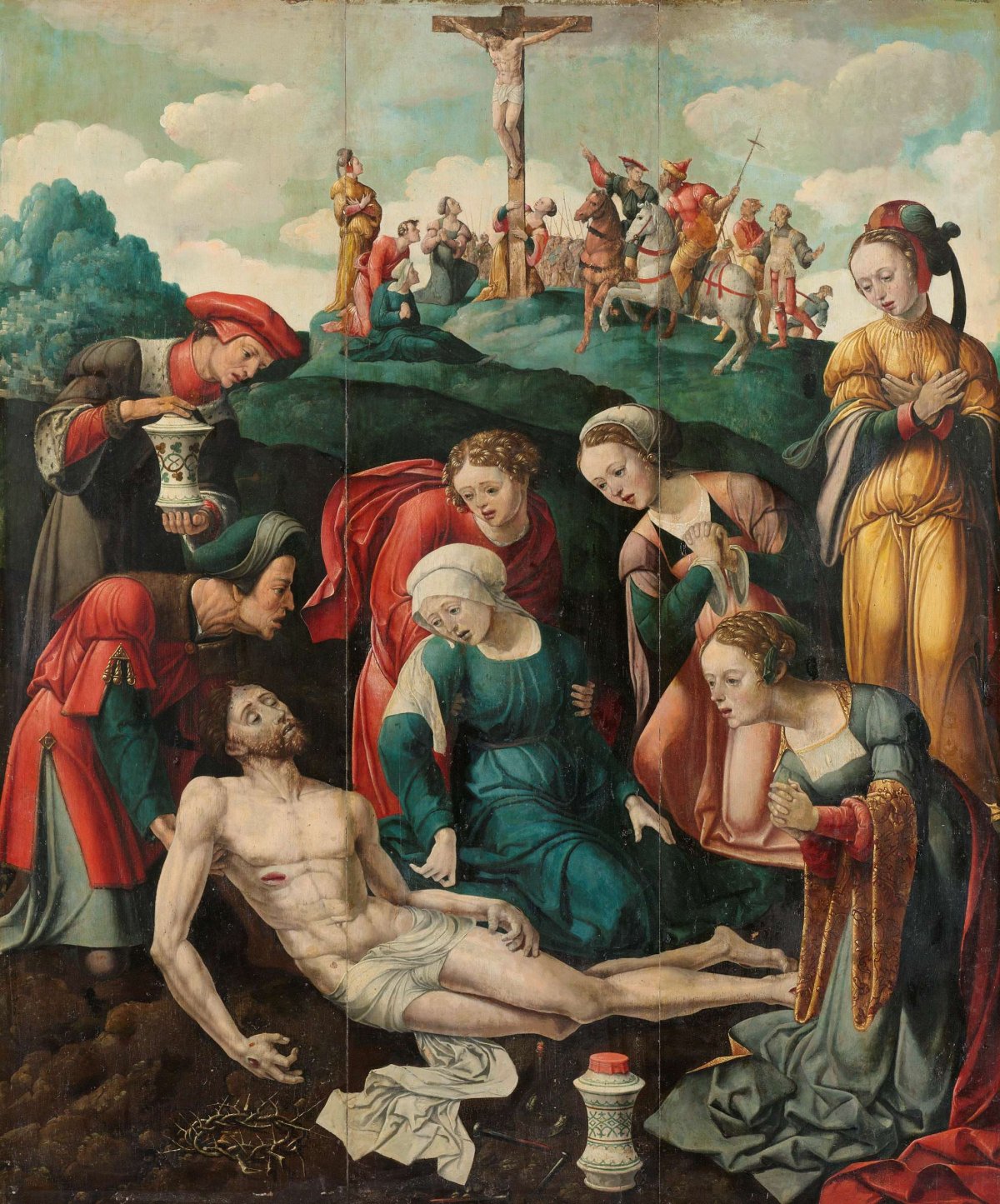 The Lamentation of Christ, Cornelis Cornelisz II Buys, c. 1530 - c. 1540