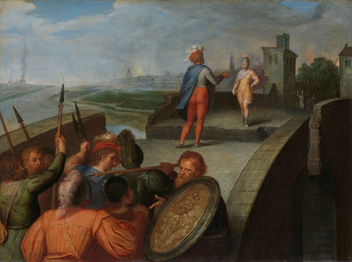 The Peace Negotiations between Julius Civilis and the Roman General Cerialis, Otto van Veen, 1600 - 1613