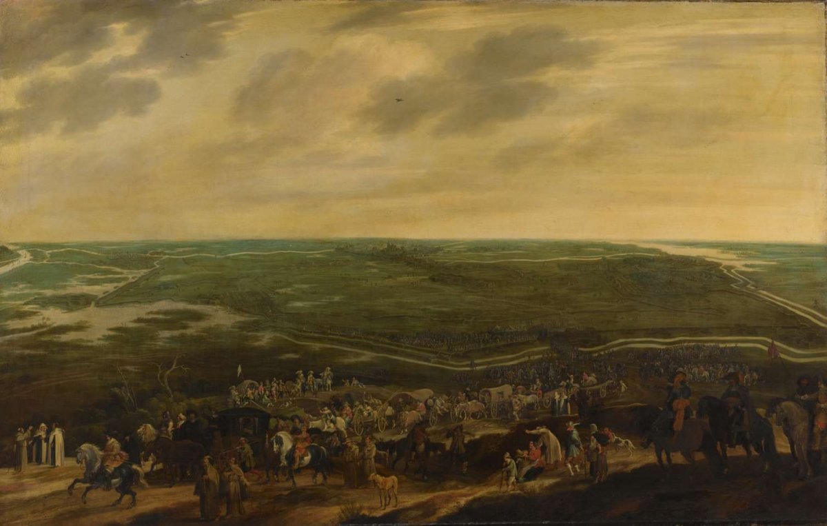 The Defeated Spanish Garrison Leaving 's-Hertogenbosch, 17 September 1629, Pauwels van Hillegaert, c. 1630 - c. 1635