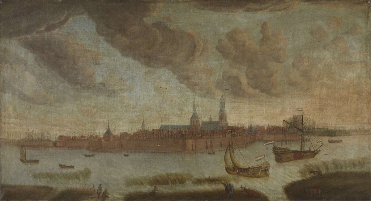 View of Heusden, anonymous, c. 1640 - c. 1660