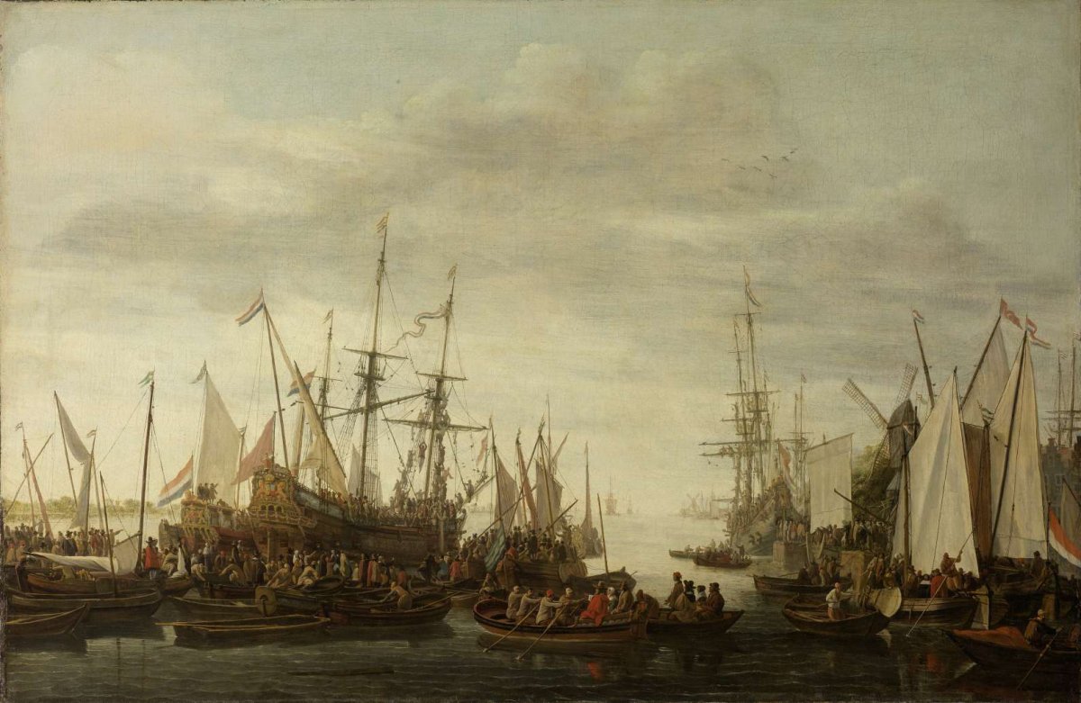 The Keelhauling of the Ship’s Surgeon of Admiral Jan van Nes, Lieve Pietersz. Verschuier, 1660 - 1686