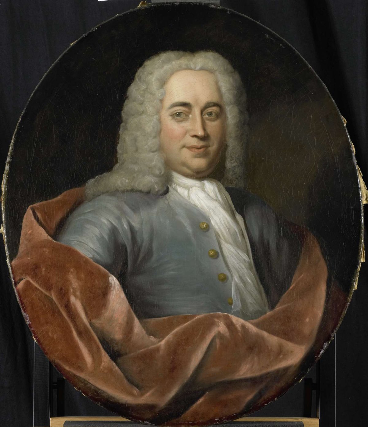 Portrait of Walter Senserff, Director of the Rotterdam Chamber of the Dutch East India Company, elected 1731, Jan Maurits Quinkhard, 1731 - 1772