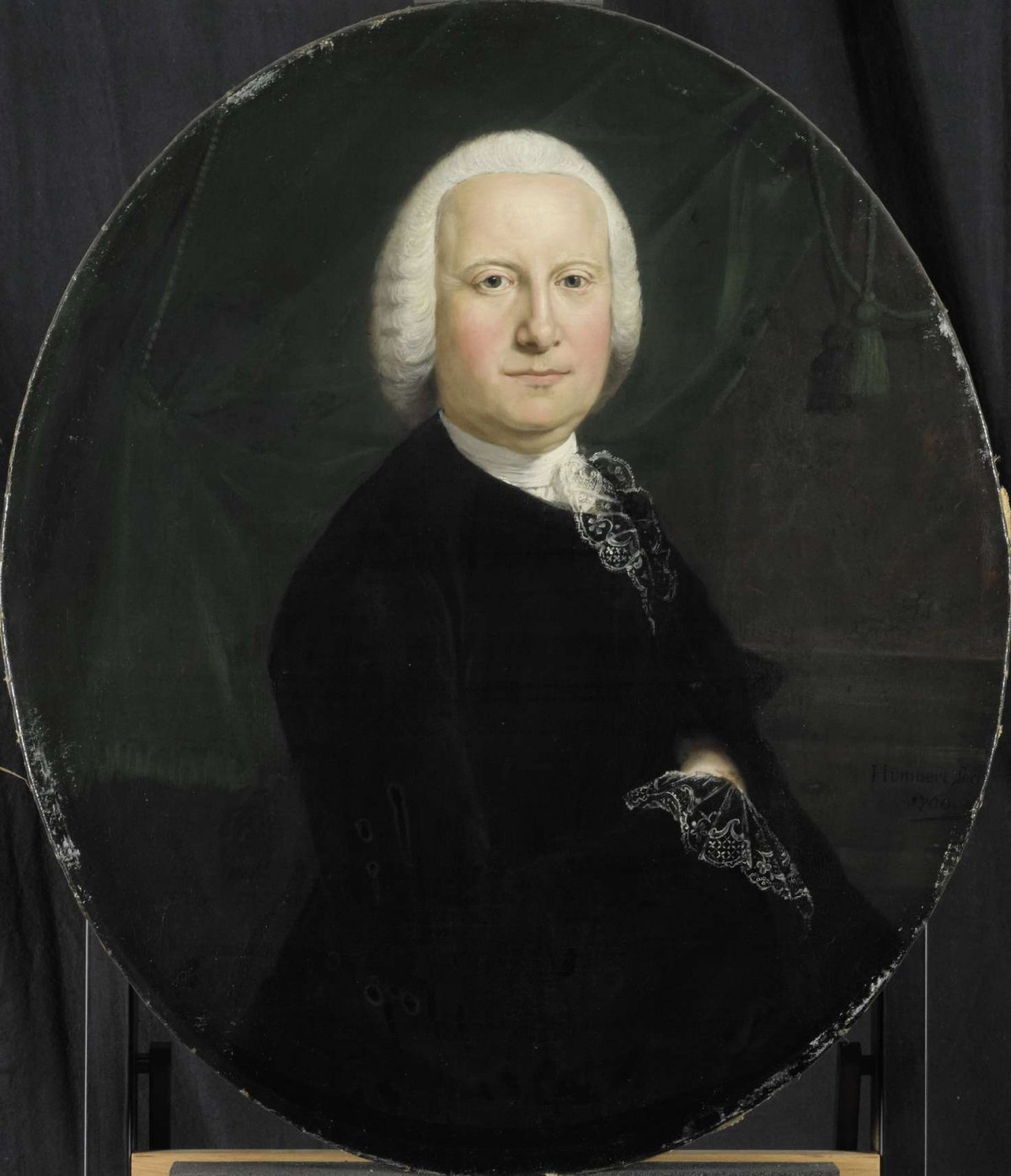 Portrait of Adriaan du Bois, Director of the Rotterdam Chamber of the Dutch East India Company, elected 1742, Jean Humbert, 1760