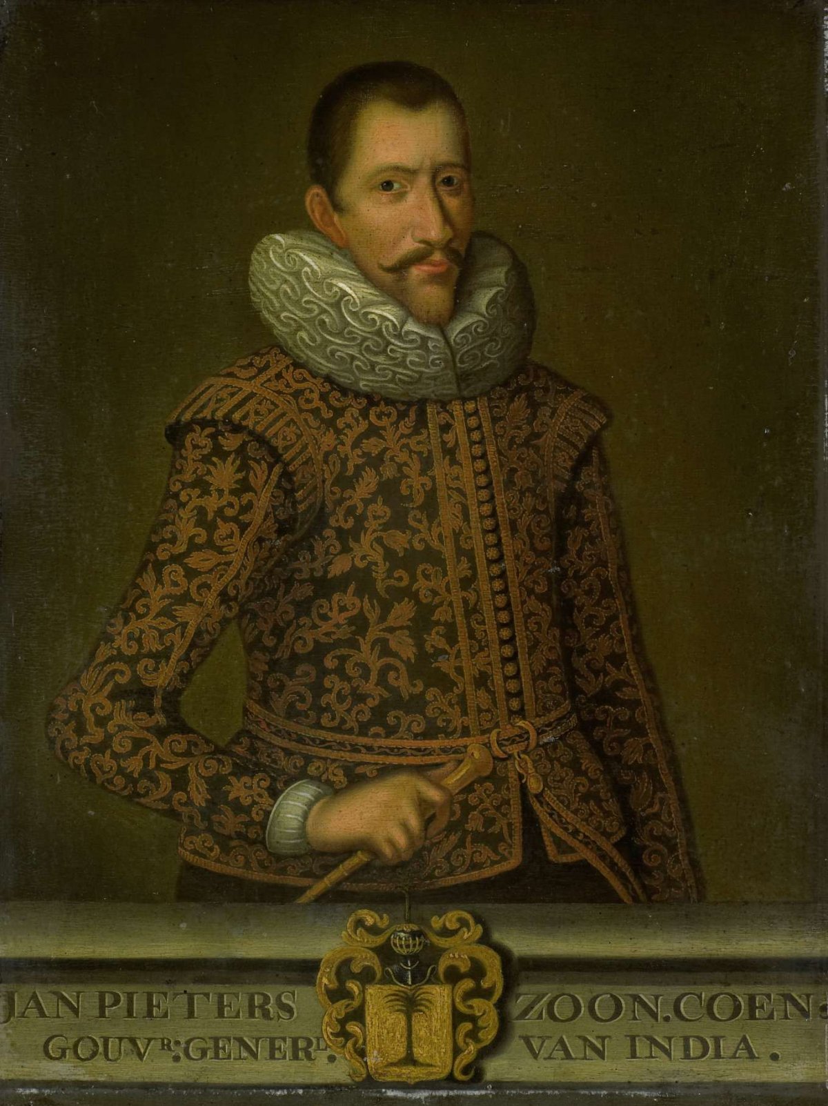 Portrait of Jan Pietersz Coen, Governor-General of the Dutch East Indies, anonymous, 1750 - 1800