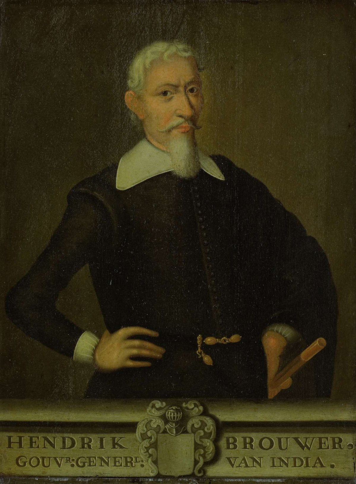 Portrait of Hendrik Brouwer, Governor-General of the Dutch East Indies, anonymous, 1750 - 1800