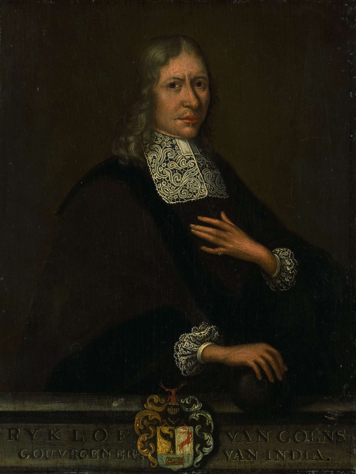 Portrait of Rycklof van Goens, Governor-General of the Dutch East India Company, Martin Palin, 1750 - 1800