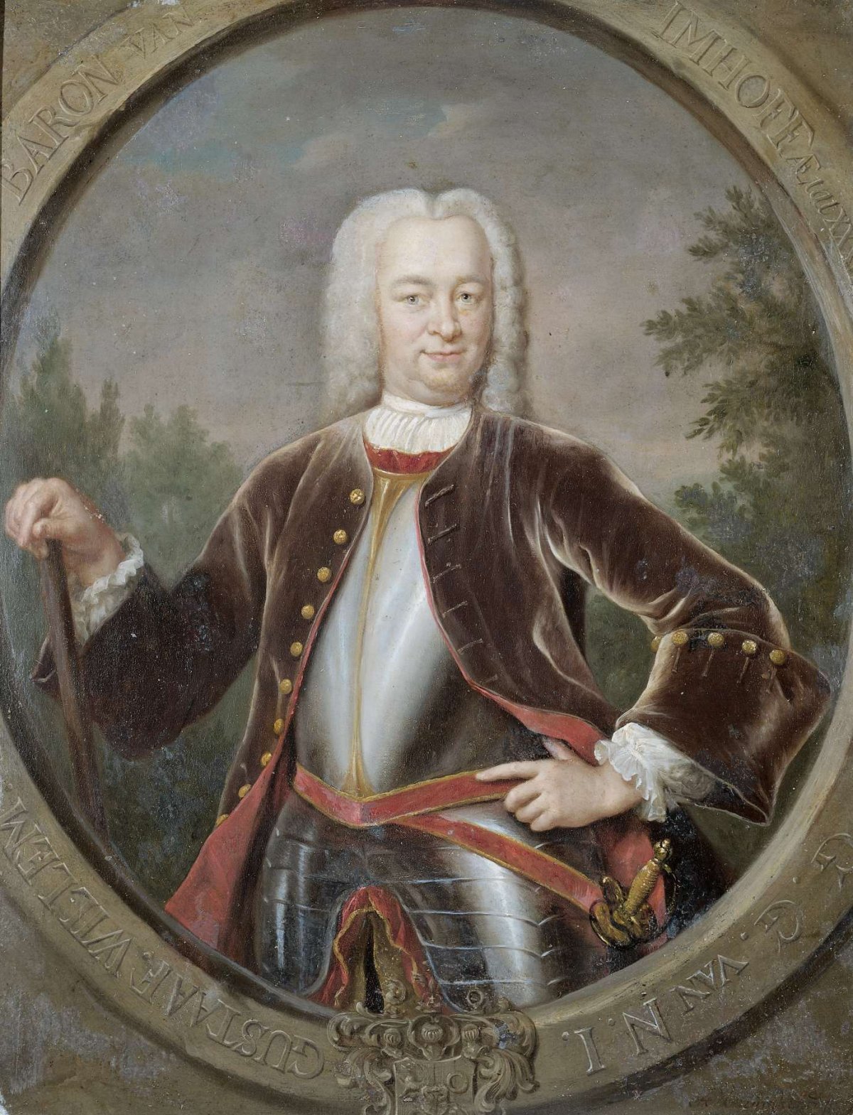 Portrait of Gustaaf Willem, Baron van Imhoff, Governor-General of the Dutch East India Company, Jan Maurits Quinkhard, 1742