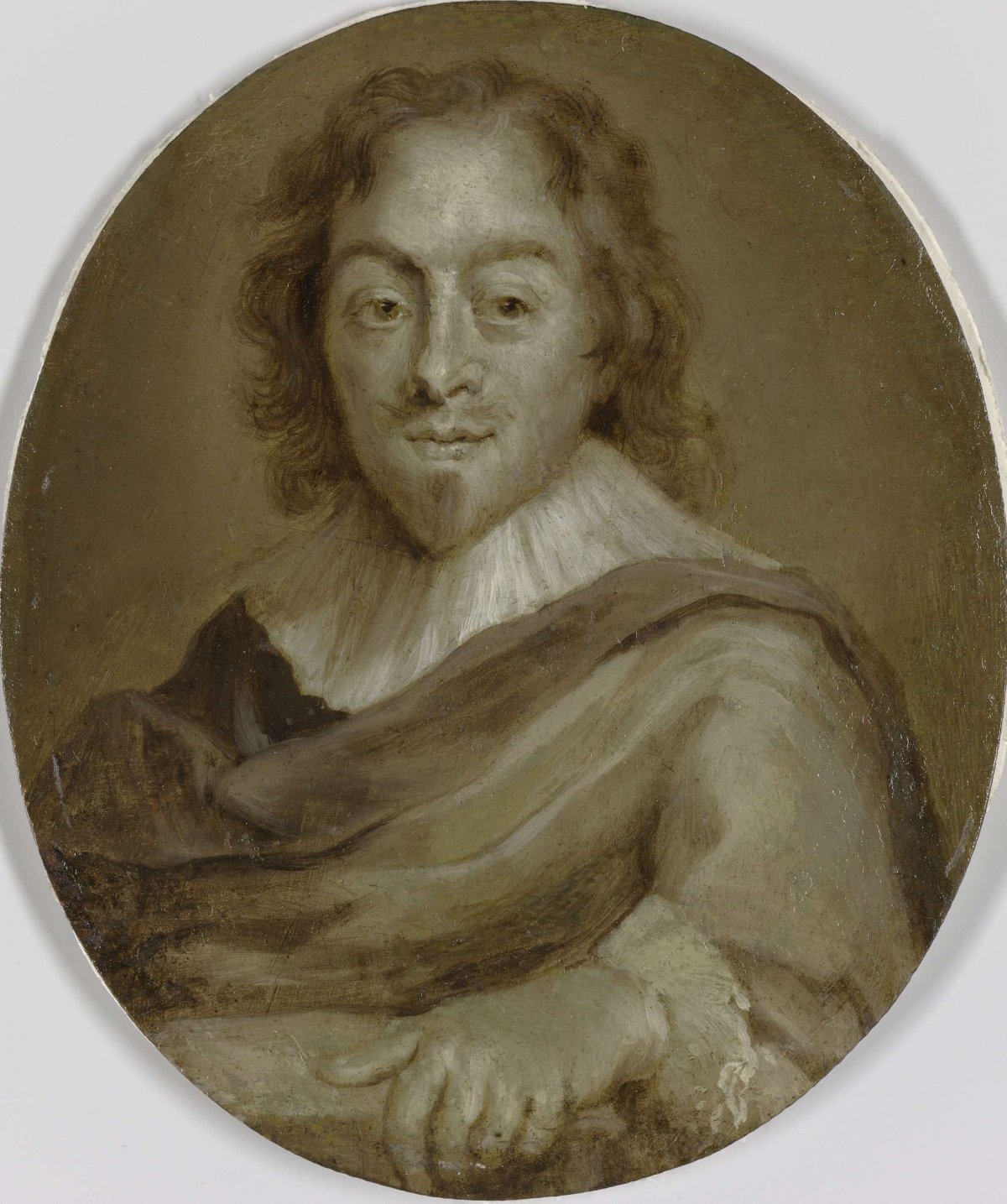 Portrait of Constantijn Huygens, Poet, Secretary to Prince Frederick Henry and Prince William II and First Councilor and Exchequer to William III, Jan Maurits Quinkhard, 1732 - 1771