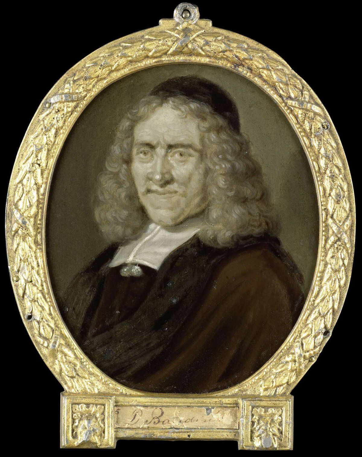 Portrait of Willem Jacobsz van Heemskerck, Poet and Engraver on Glass, Arnoud van Halen, 1700 - 1732