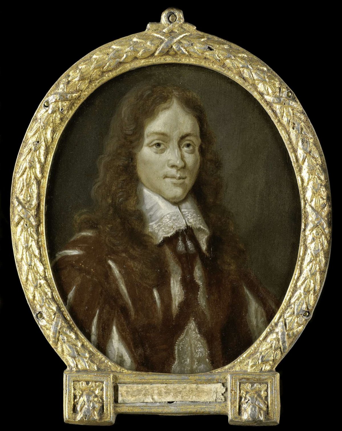 Portrait of Caspar van Kinschot, Poet, Arnoud van Halen, 1700 - 1732