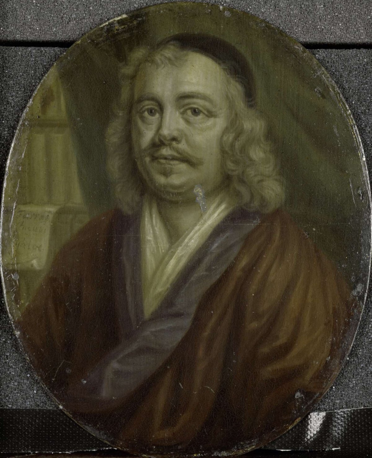 Portrait of Jacob Heiblocq, Rector of the Latin School in Amsterdam, Arnoud van Halen, 1700 - 1732