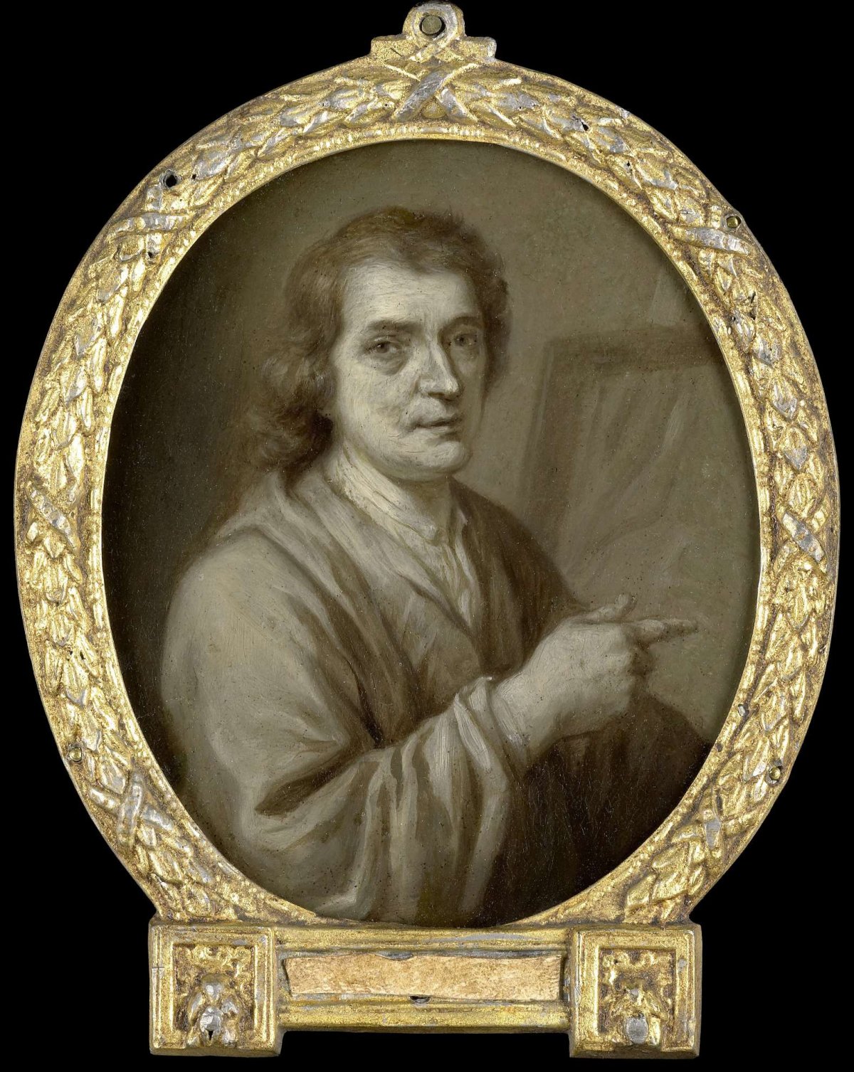 Portrait of Joost van Geel, Painter and Poet in Rotterdam, Jan Maurits Quinkhard, 1732 - 1771