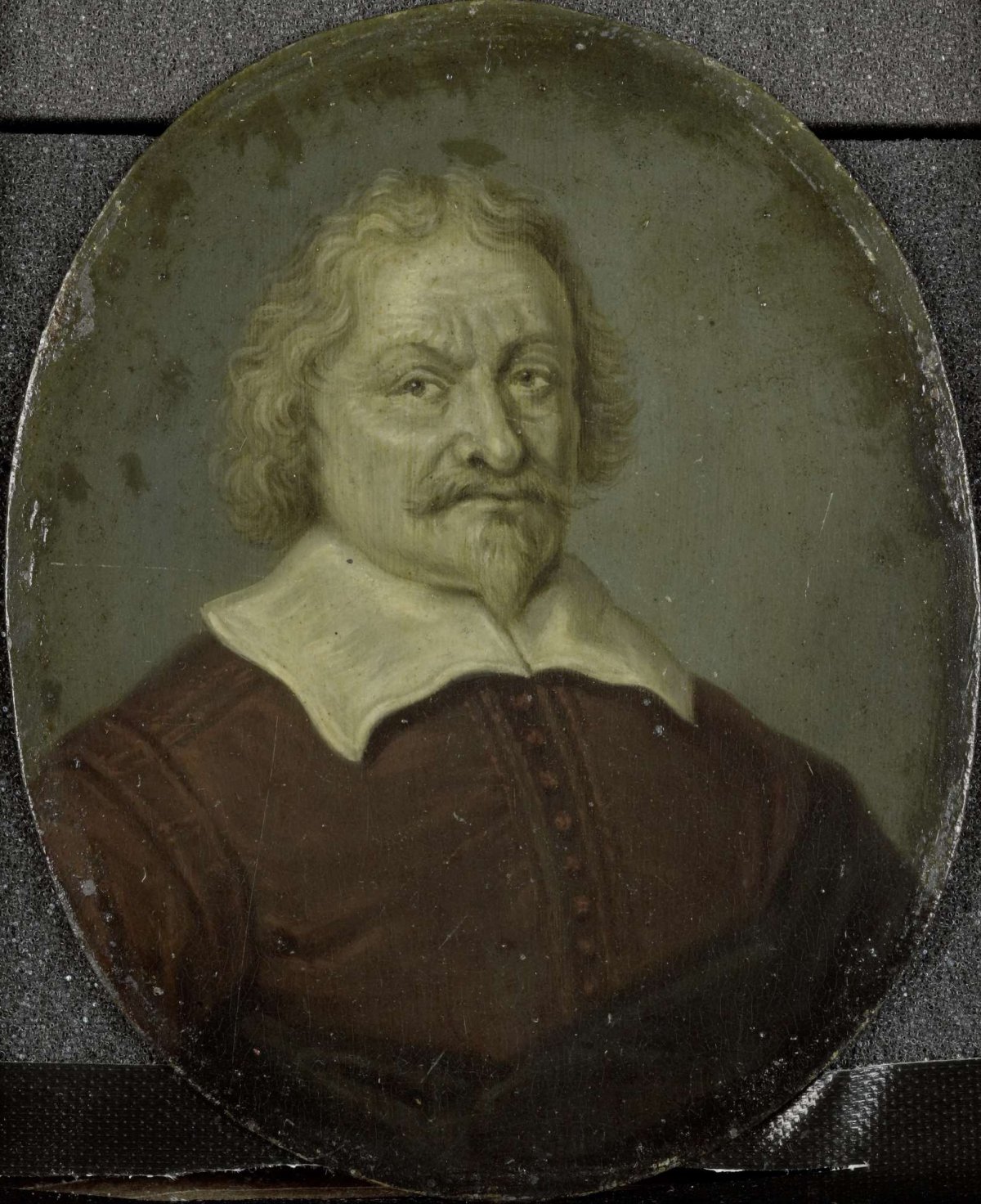 Portrait of David or Daniel Lingelbach I, Founder of the Nieuwe Doolhof (New Labyringh), Amsterdam, Arnoud van Halen, 1700 - 1732