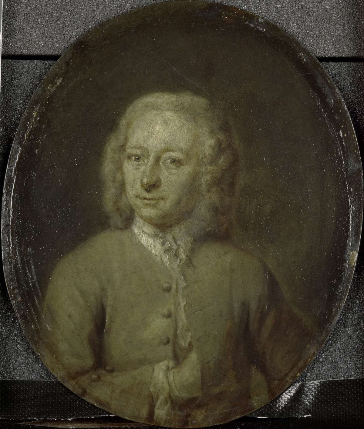 Portrait of Frans van Steenwijk, Poet and Playwright in Amsterdam, Jan Maurits Quinkhard, 1732 - 1771