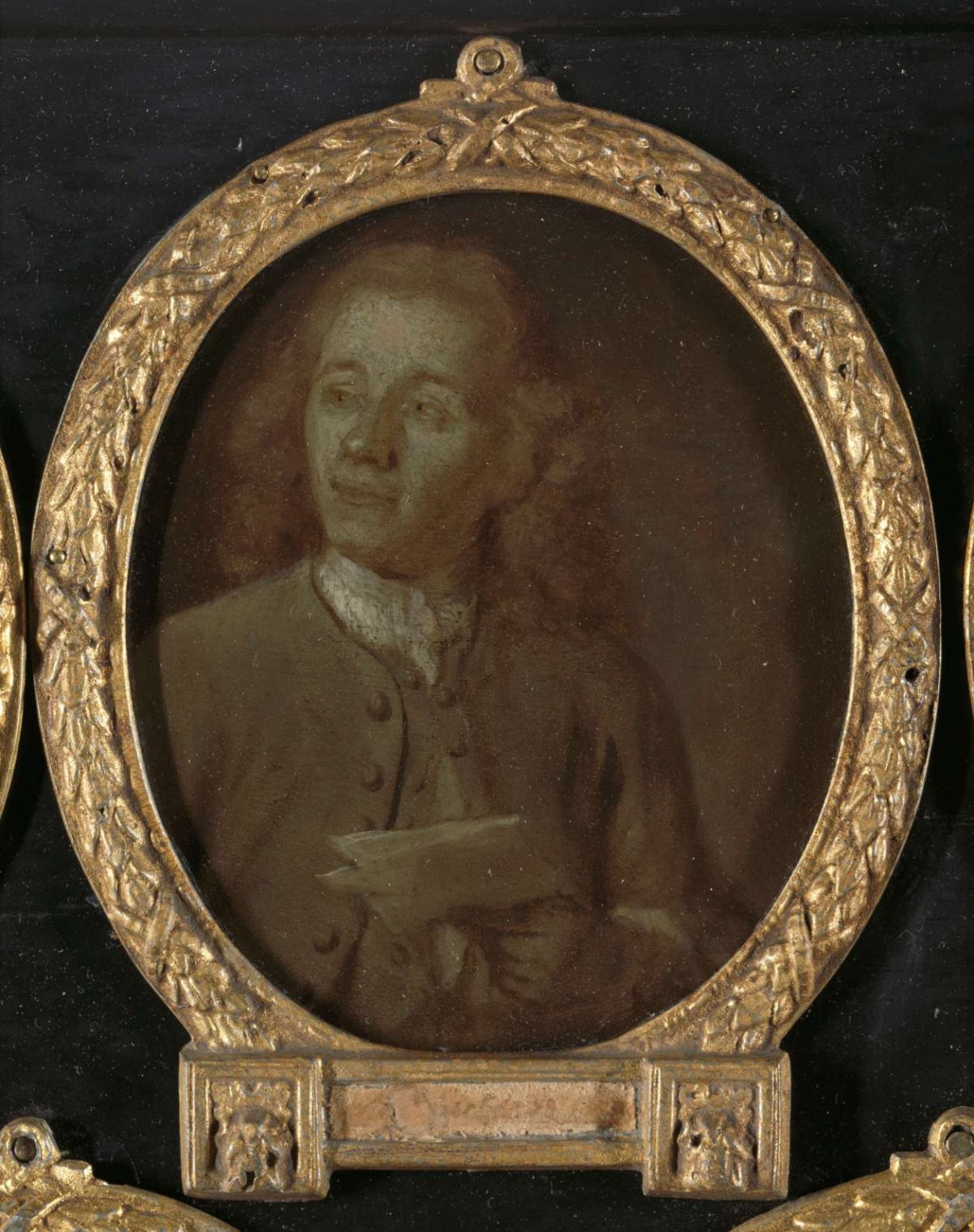 Portrait of Abraham Haen the Younger, Draftsman, Etcher and Poet in Amsterdam, Jan Maurits Quinkhard, 1732 - 1771