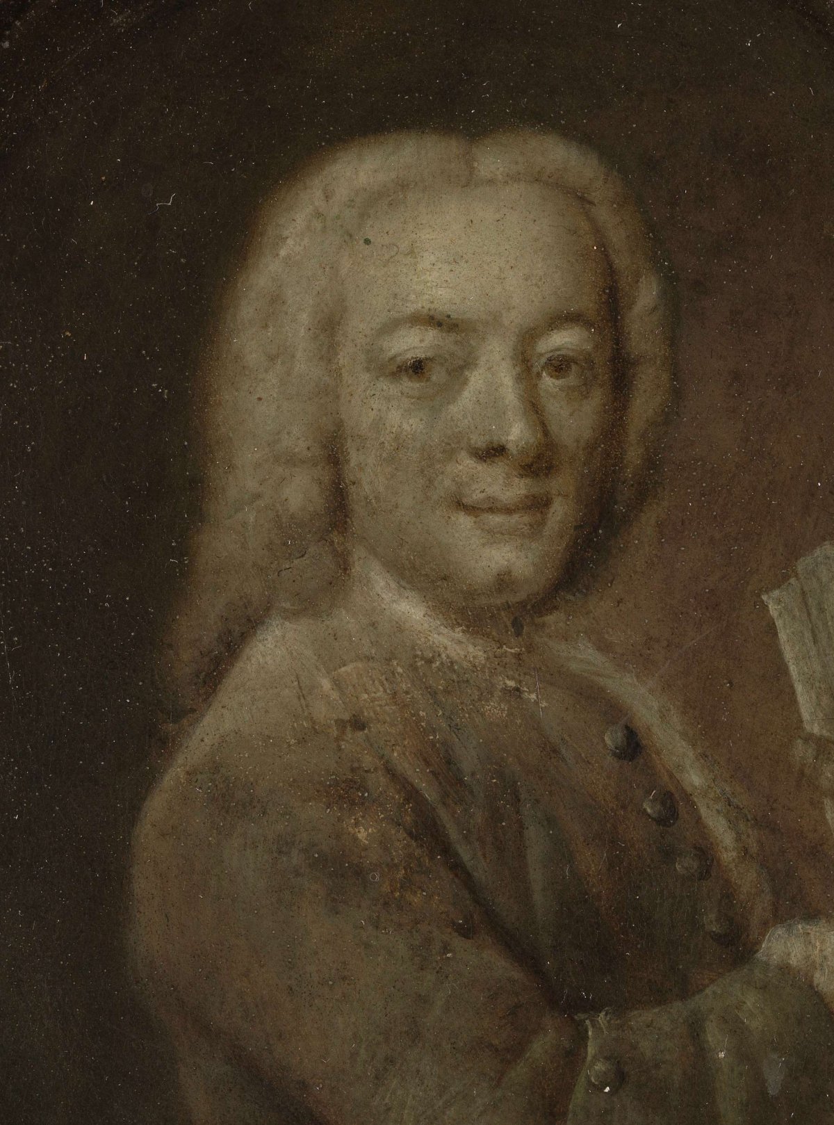 Portrait of Bernardus de Bosch I, Poet and Art Patron in Amsterdam, Jan Maurits Quinkhard, 1732 - 1771