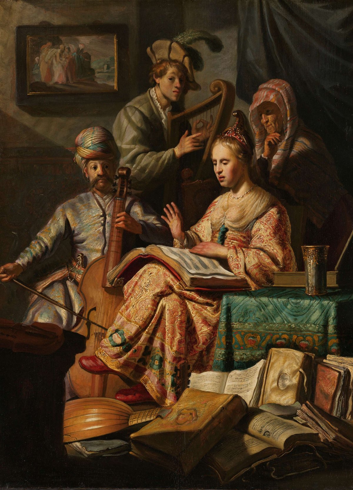 Musical Company, Rembrandt van Rijn, 1626