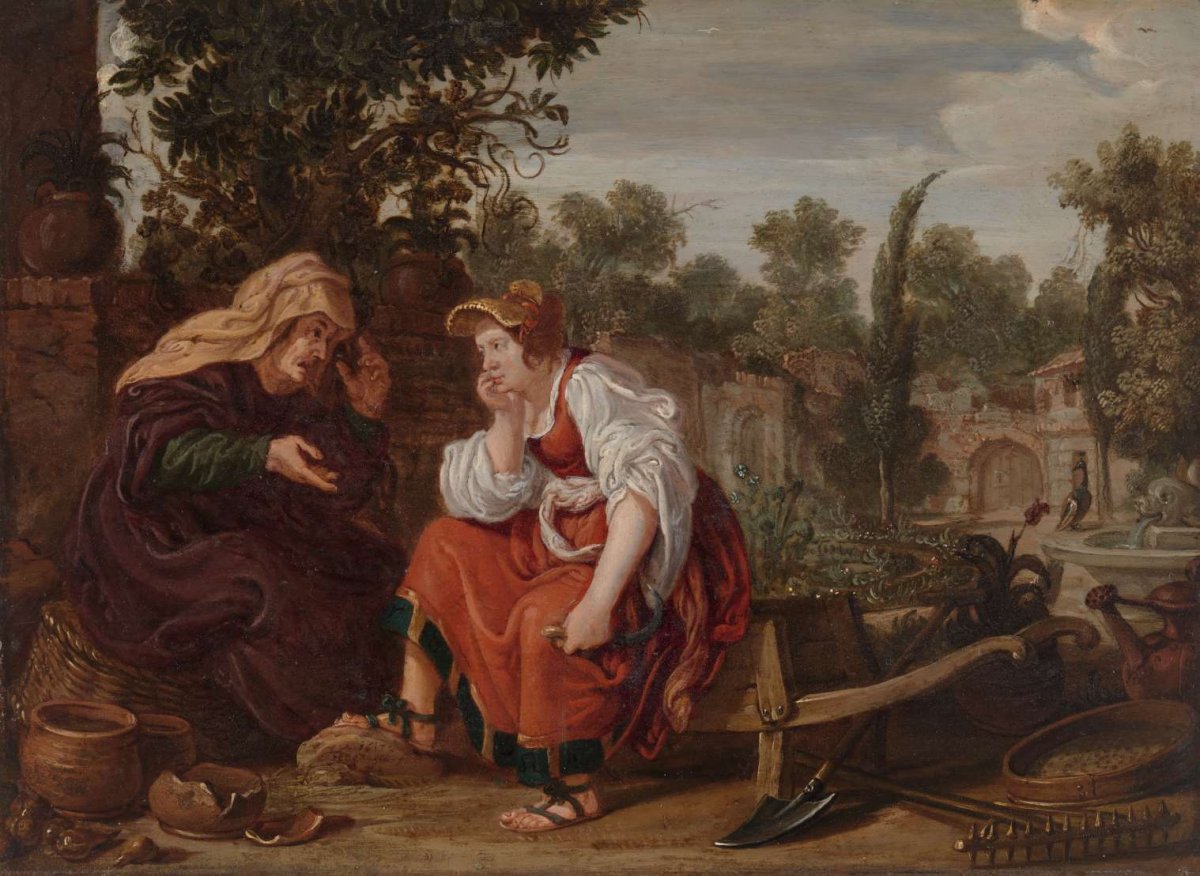 Vertumnus and Pomona, Jan Tengnagel, 1617