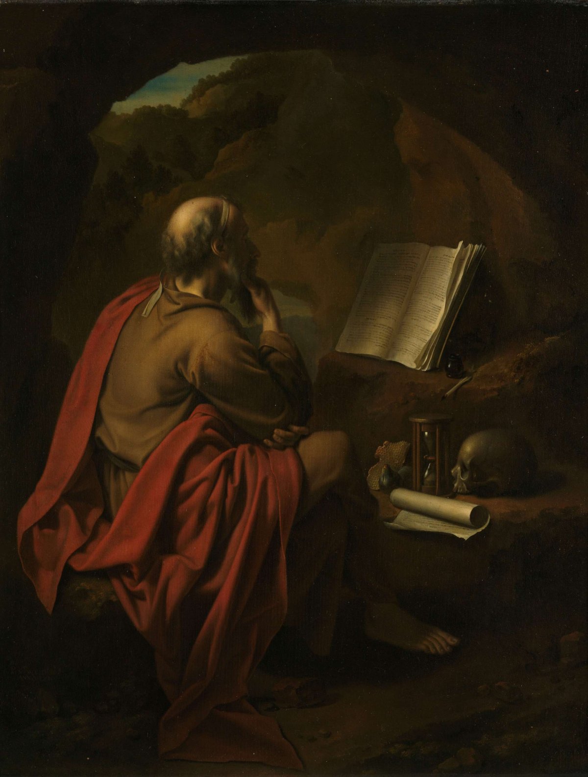 St Jerome, Pieter van der Werff, 1710