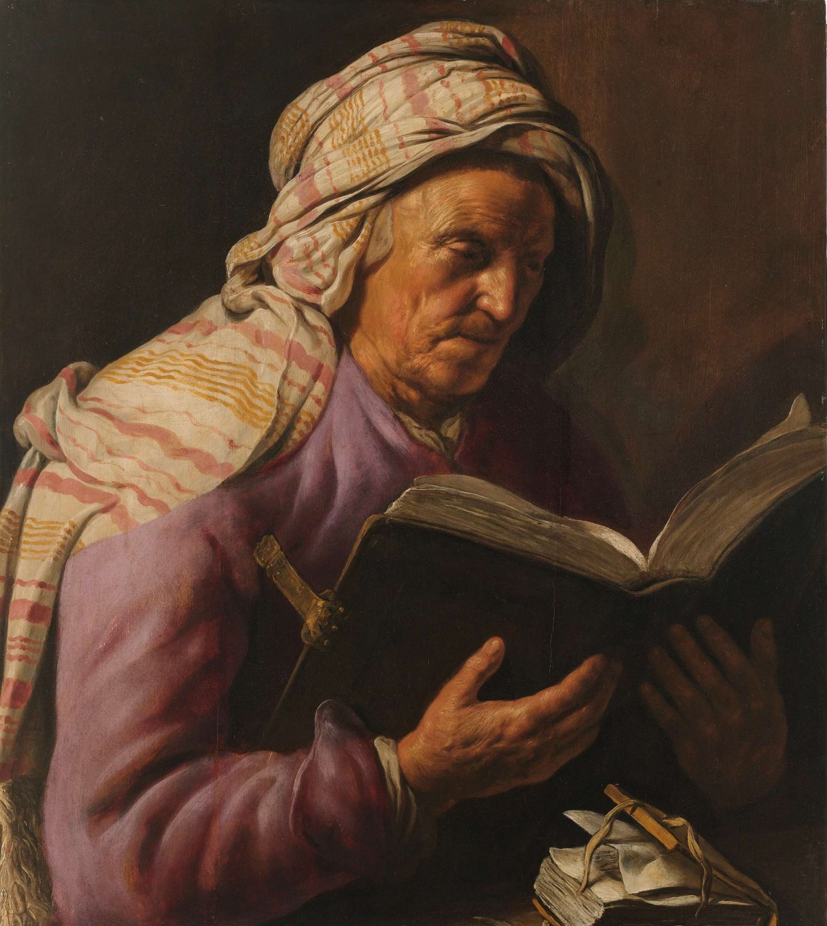 Old Woman Reading, Jan Lievens, 1626 - 1633