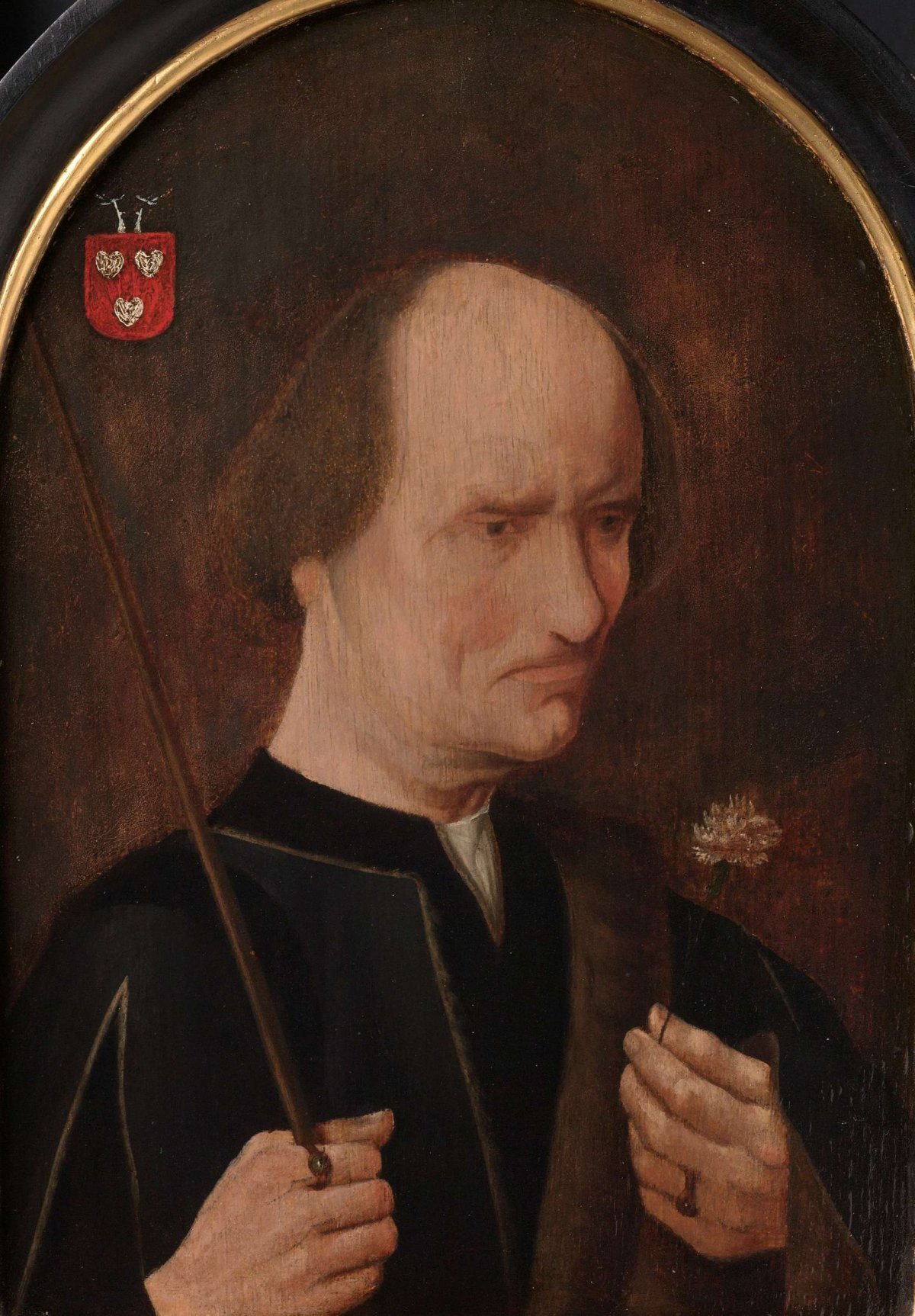 Portrait of Arent Franckensz van der Meer, Lord of Pendrecht, called Malicious Aertje, anonymous, c. 1550 - c. 1560