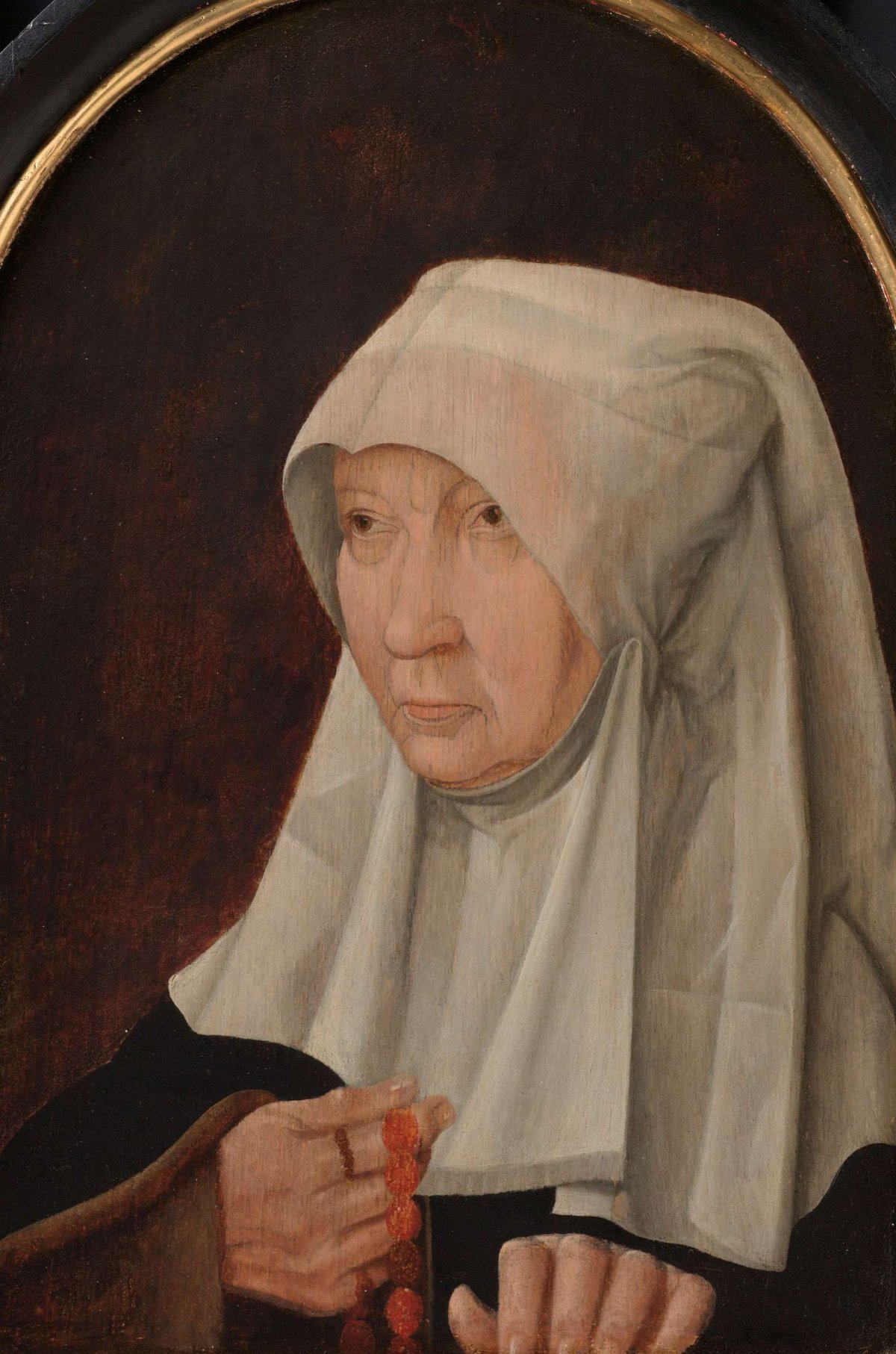 Portrait of Jacomina Claesdr van Ruyven (died 1509), Wife of Arent Franckensz van der Meer, anonymous, c. 1550 - c. 1560