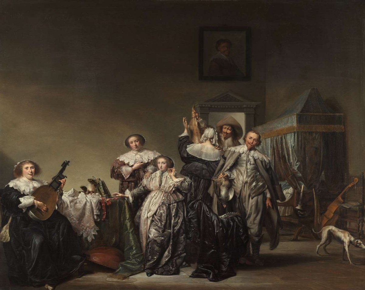 Gallant Company, Pieter Codde, 1633