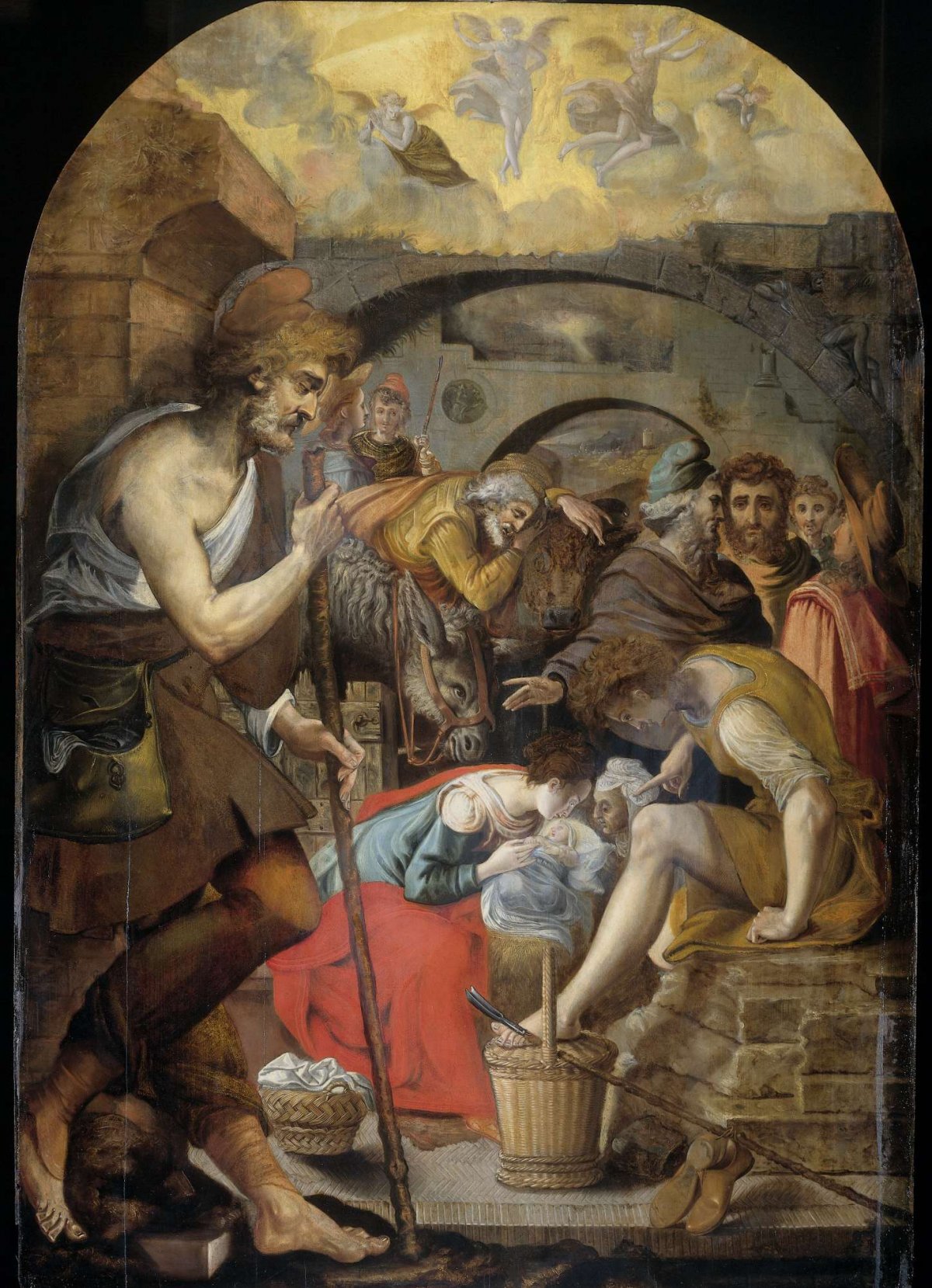 The Adoration of the Shepherds, Anthonie Blocklandt, 1560 - 1572