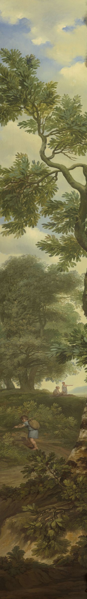 Arcadian landscape with a traveler, Jurriaan Andriessen, 1771