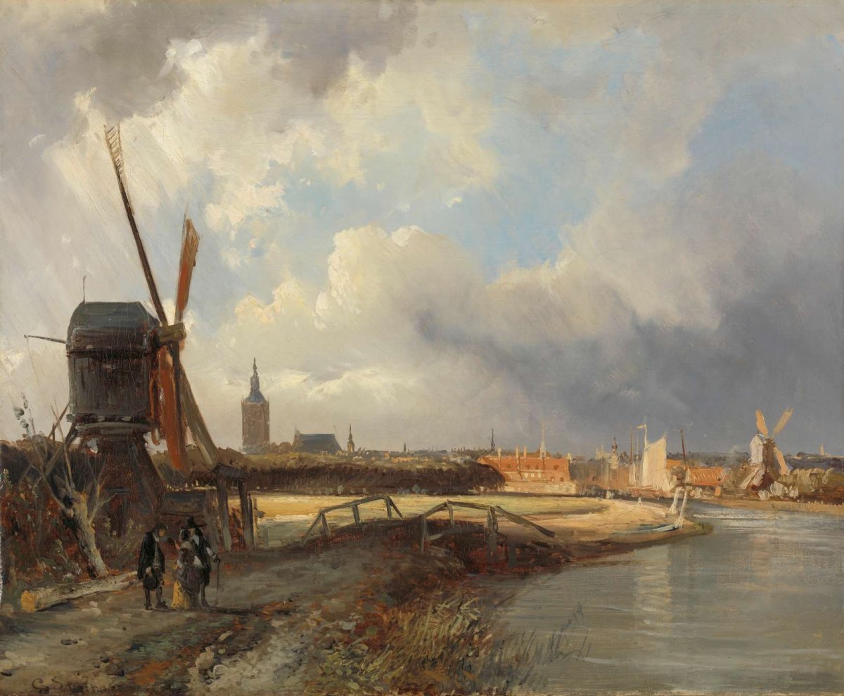 View of The Hague, Cornelis Springer, c. 1850 - c. 1852